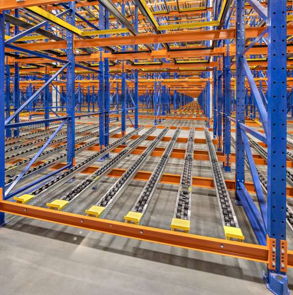 Pallet Flow Rack for Moore warehouses