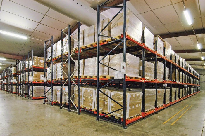 Push Back Pallet Rack for Moore warehouses